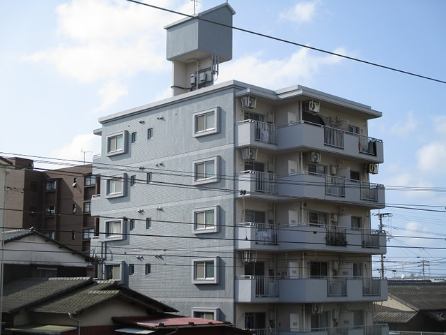 ベルメゾン新宮　大規模改修工事（着工後）
